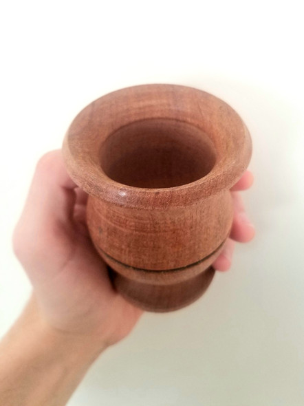 Algarrobo Carob Mate Gourd Solid Wood Copita Style (handmade variations)