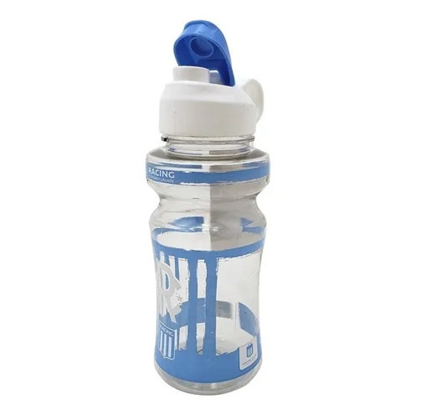 Botella Deportiva Transparente Racing Plastic Bottle Sport Water Bottle BPA-Free, 650 ml / 22 fl oz cap