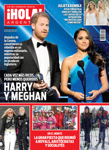 Revista ¡Hola! Semanal Marzo 1 Weekly Magazine La Nación Collections March 2022 Edition Magazine About Actuality, Style & Decoration by La Nación - Print (Spanish)