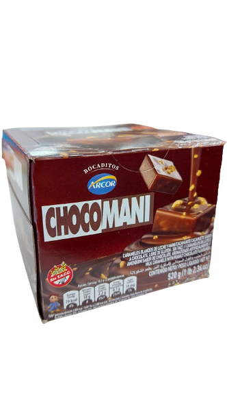 Bocaditos ChocoManí Caramelos Blandos de Leche y Maní Milk Chocolate & Peanuts Soft Candies - Gluten Free, 520 g / 18.34 oz (27 units)
