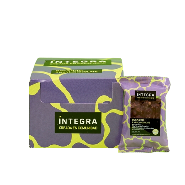Íntegra Bocadito Maní con Chocolate Peanut & Chocolate Bites Vegetable Origin