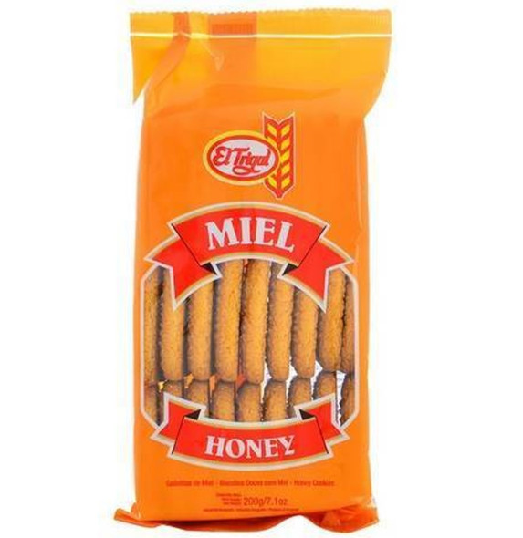 El Trigal Galletas de Miel Honey Flavored Cookies, 200 g / 7.05 oz ea