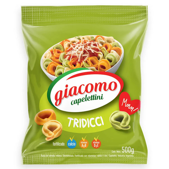 Giacomo Capelettini Tridicci Delicious Classic Pasta, 500 g / 17.6 oz bag