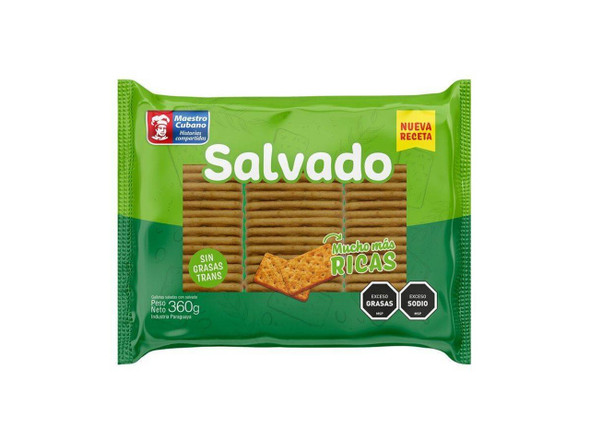 Maestro C Cookies Salvado Uruguayan Bran Cookies Tripack, 360 g / 12.7 oz bag.