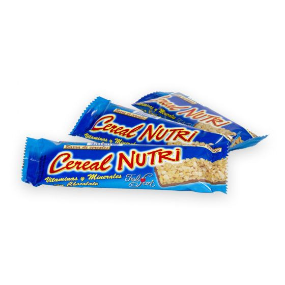 Cereal NUTRI Cereal Bar by Felfort with Rice, Corn, Oats & Peanuts, 24 x 21 g / 24 x 0.74 oz