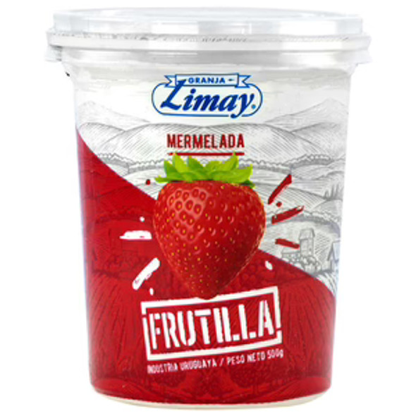 Limay Mermelada de Frutilla Clásica Classic Strawberry Jam, 500 g / 17.63 oz