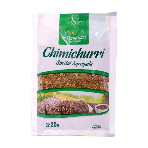 La Parmesana Chimichurri Sin Sal Agregada Chimichurri Without Added Salt from Uruguay, 25 g / 0.88 oz