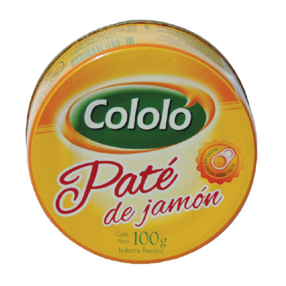 Cololó Paté de Jamón Ham Pate, 100 g / 3.52 oz (pack de 3)