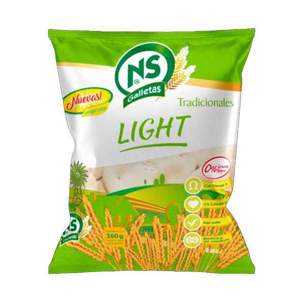 NS Galletas Tradicionales Marineras Light Salty Crackers for Breakfast, 350 g / 12.3 oz bag