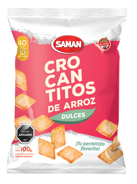 Integral Rice Crackers Saman Classic Mini Whole Grain Rice Crackers Mini Galletas de Arroz ...