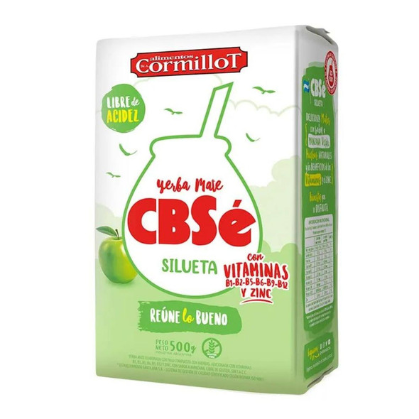 CBSé Yerba Mate Silueta Cormillot Slimming, 500 g / 1.1 lb