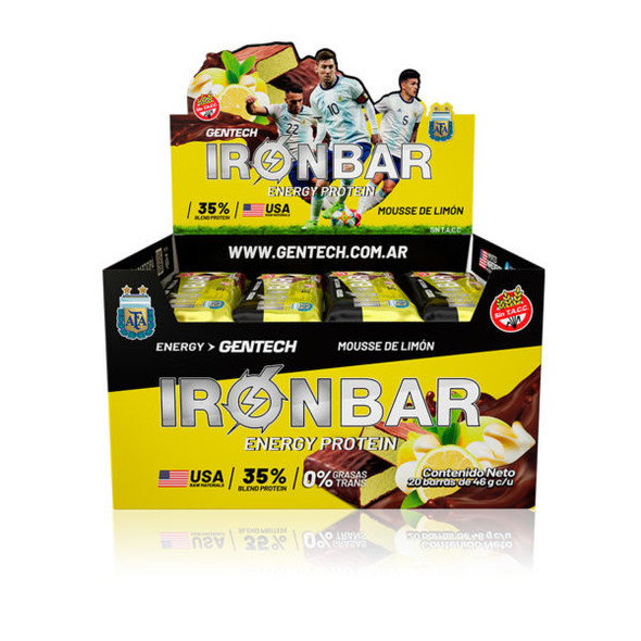Iron Bar Energy Protein CoconutFlavored ProteinBased Bar with Confectionery Bath with Gluten