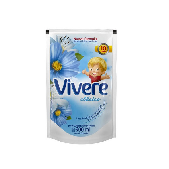 Vívere Suavizante Clásico Fabric Softener for Clothes, 900 ml / 30.4 fl oz pouch Vívere Suavizante Clásico Fabric Softener for Clothes, 900 ml / 30.4 fl oz pouch