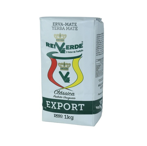 Rei Verde Yerba Mate Export Clássica Moderately Intense Fine Slightly Smoky Aroma, 1 kg / 2.2 lb bag