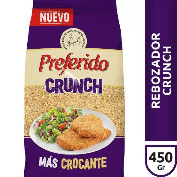 Preferido Pan Rallado Crunch Más Crocante Rebozador Breadcrumbs Crunch Plus Crispy Batter, 450