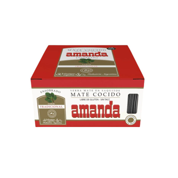 Amanda Mate Cocido Sin Ensobrar Yerba Mate In Bags (box of 50 bags)