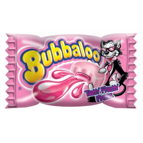 Bubbaloo Chicle Globo Tutti-Frutti Bubblegum, 300 g / 10.6 oz (box of 60)