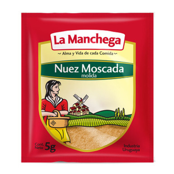 La Manchega Nuez Moscada Molida Ground Nutmeg, 5 g / 0.17 oz (pack de 3)