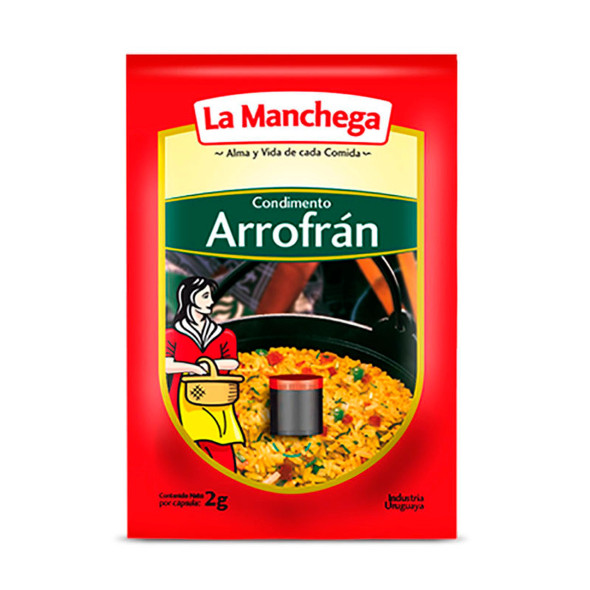 La Manchega Arrofrán Condimento Seasoning For Rice, 2 g / 0.07 oz pouch (pack of 3)