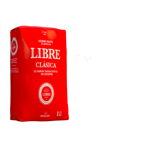 Libre Yerba Mate Clásica Classic Uruguayan Yerba Mate, 1 kg / 35.27 oz