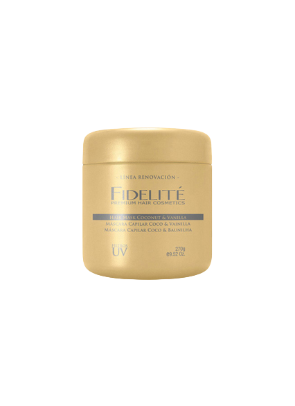 Fidelité Línea Renovación Máscara de Coco & Vainilla Restauradora Renewal Line Coconut & Vanilla Mask Restorative, 270 g / 9.52 oz