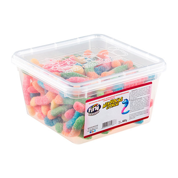 Fini Gomitas Gusanitos Ácidos Gummies Gusanitos Acids, 685 g / 24.16 oz