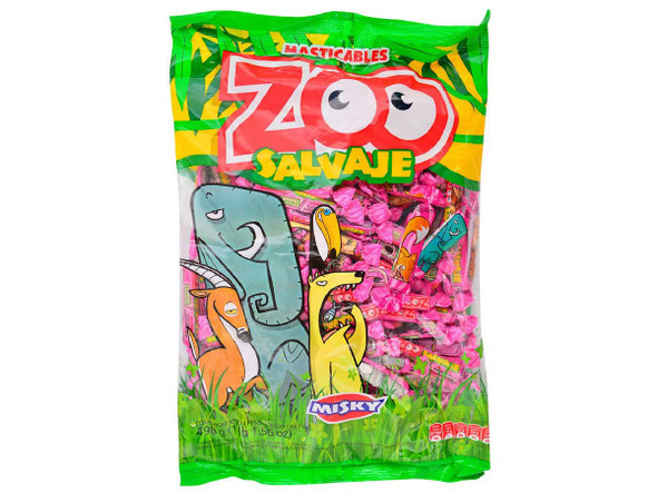 ZOO Salvaje Misky Caramelos Masticables Wild Misky Chewy Candies, 498 g / 17.56 oz