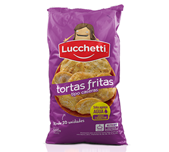 Lucchetti Ready to Make Torta Frita Flour Just Add Water, 500 g / 17.6 oz for 20 fried pies