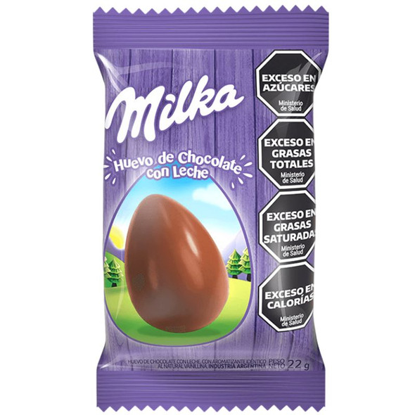 Milka Milk Chocolate Easter Egg Minis, 22 g / 0.78 oz (pack of 3)