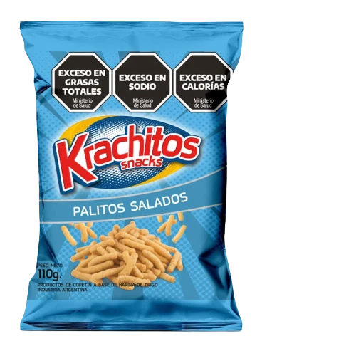 Krachitos Salty Snacks Sticks Palitos Salados,  110 g / 3.88 oz