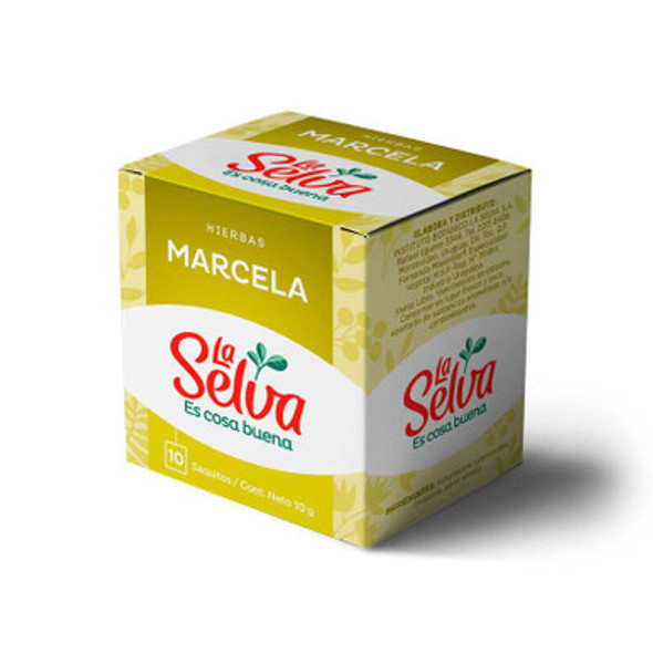 La Selva Tea Bags Infusion Té sabor Marcela from Uruguay, 10 g / 0.35 oz (box of 10 bags)
