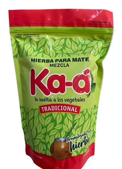 Ka-á Herb for Mate Traditional Blend Flavored with Herbs Hierba Mate Tradicional, 500 g / 17.63 oz