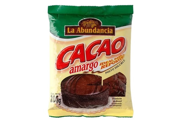 La Abundancia Bitter Cocoa Ideal for Baking Cacao Amargo, 200 g / 7.05 oz ea