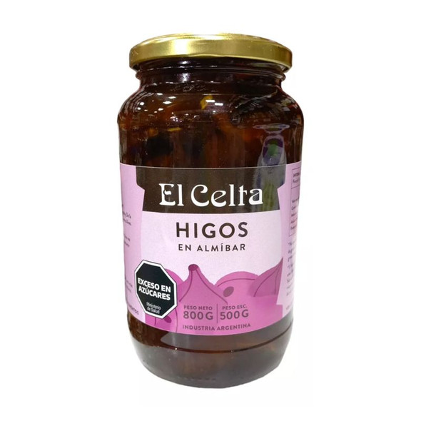 El Celta Higos en Almíbar Figs in Syrup, 800 g / 28.21 oz 