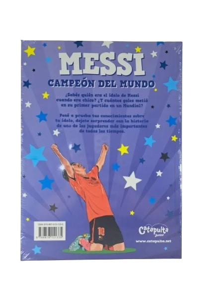 Messi Campeón del Mundo Children's Book Editorial Catapulta (Spanish Edition)