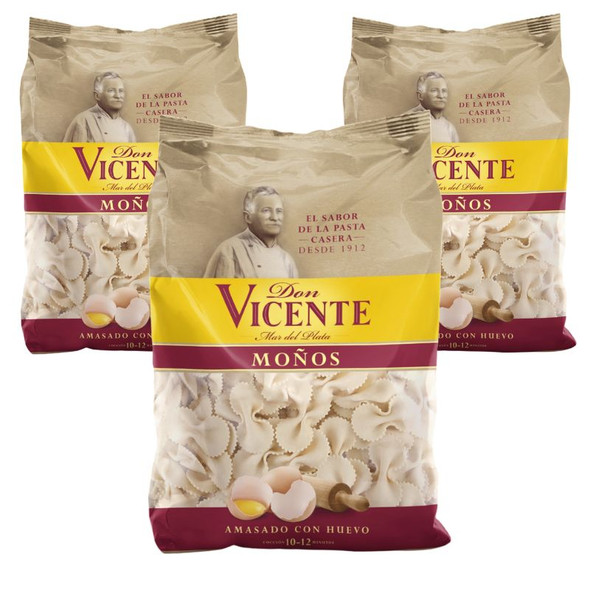 Don Vicente Moños Egg Dry Pasta, 500 g / 17.63 (pack of 3)