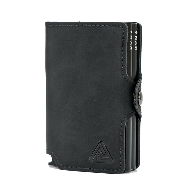 Kyma Leather RFID Blocking Security Wallet, Bifold & Compact Design (Various Colors Available)