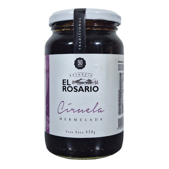 Estancia El Rosario Traditional Plum Jam - Classic Fruit Preserve Mermelada de Ciruela, 454 g / 16 oz