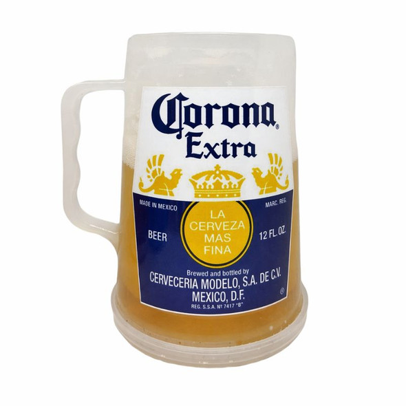 Chopp Beverage Chiller for Beer and Fernet Vaso Refrigerante - Corona Beer Design, 400 ml / 13.5 oz capacity