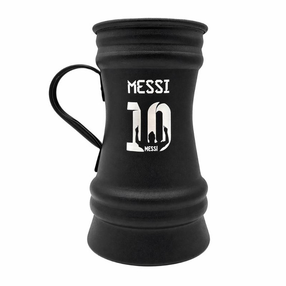 Chopp Jarra Vaso - Aluminum Fernet, Messi 10 Design  for Football Fans, 1.5 L / 50.72 oz capacity
