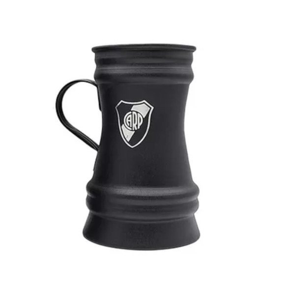 Chopp Jarra Vaso - Aluminum Fernet, River Plate Design  for Football Fans, 1.5 L / 50.72 oz capacity