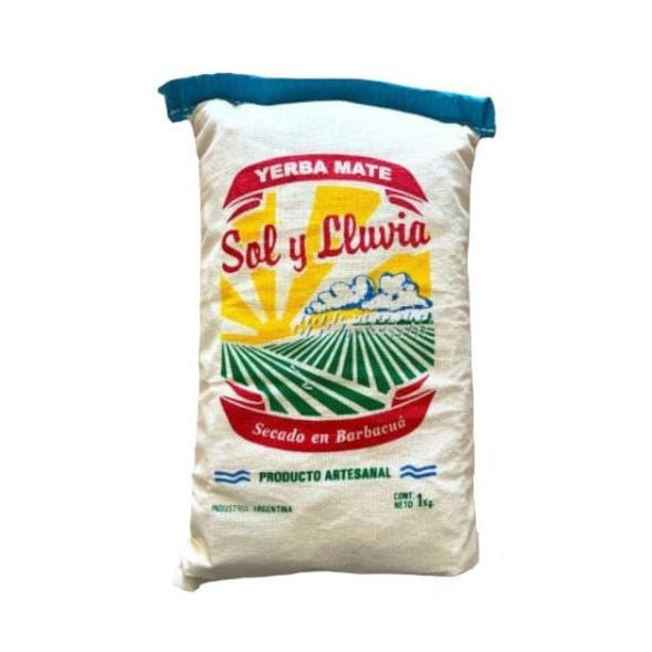 Sol y Lluvia Barbacuá Yerba Mate - Premium Blend, 1 kg / 35.27 oz