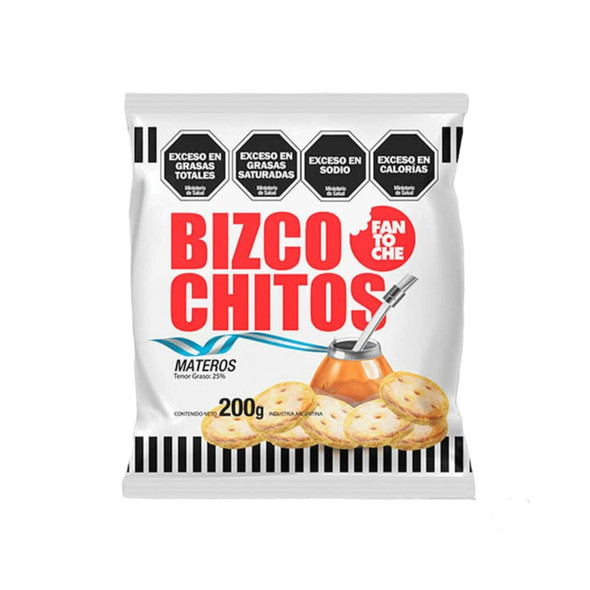 Fantoche Materos Snack - Savory Bizcochitos, 200 g / 7.05 oz (pack of 3)