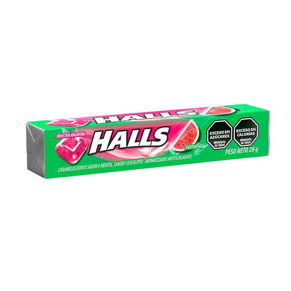 Halls Miel Mentol, Caramelo Miel & Limón, 25.2 g / 0.88 oz c/u (caja de 12)