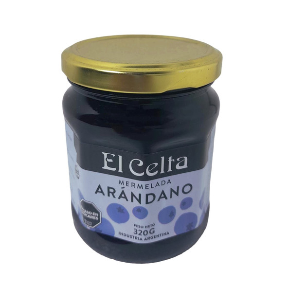 El Celta Blueberry Jam - Premium Fruit Spread Mermelada de Arándanos, 320 g / 11.29 oz