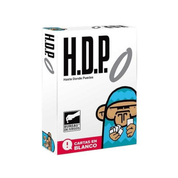 H.D.P Hasta Donde Puedas 0 Expansion Humor Board Game with Cards Ideal for Parties Expansión 0 by Buró Cartas en Blanco (Spanish)