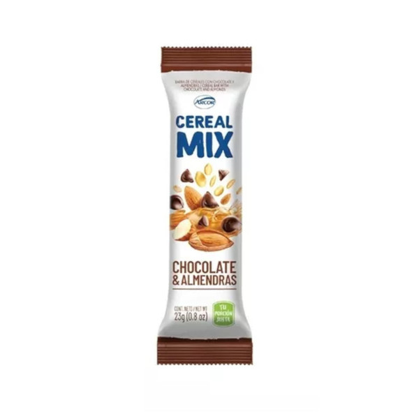 Cereal Mix Chocolate & Almond Cereal Bars Barra de Cereales de Chocolate & Almendras, 460 g / 16.23 oz