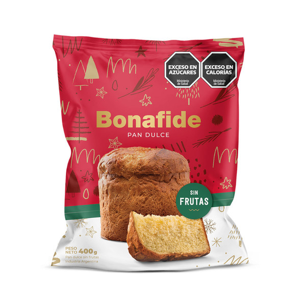 Bonafide Fruit-Free Pan Dulce Traditional Sweet Bread Pan Dulce sin Frutas, 400 g / 14.11oz