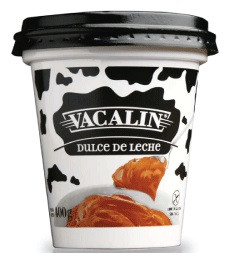 Vacalin Dulce de Leche Classic Creamy Milk Confiture, 400 g / 14.1 oz plastic bin