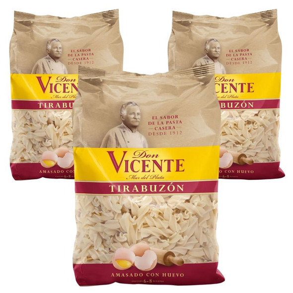 Don Vicente Tirabuzón Egg Dry Pasta, 500 g / 17.63 (pack of 3)
